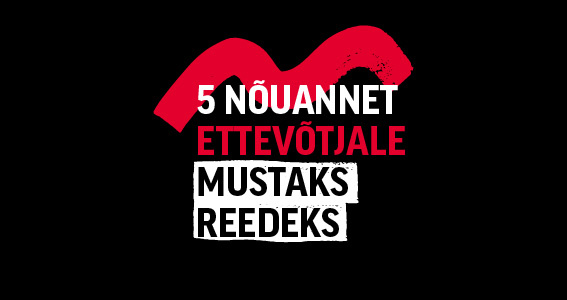 Must taust, kuhu on punase ja valgega kirjutatud "5 nõuannet ettvõtjatele mustaks reedeks valmistumiseks"