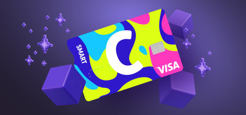 Citadele C smart kaart VISA logoga